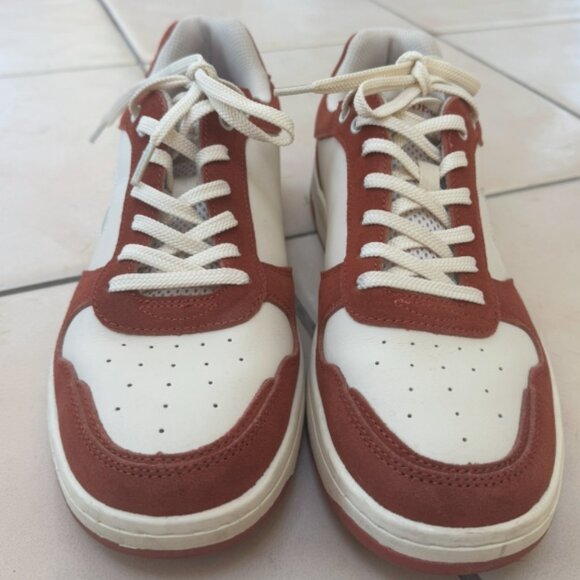 Les Deux Red and White Suede/Leather Sneakers in Size 43 - Picture 9 of 9